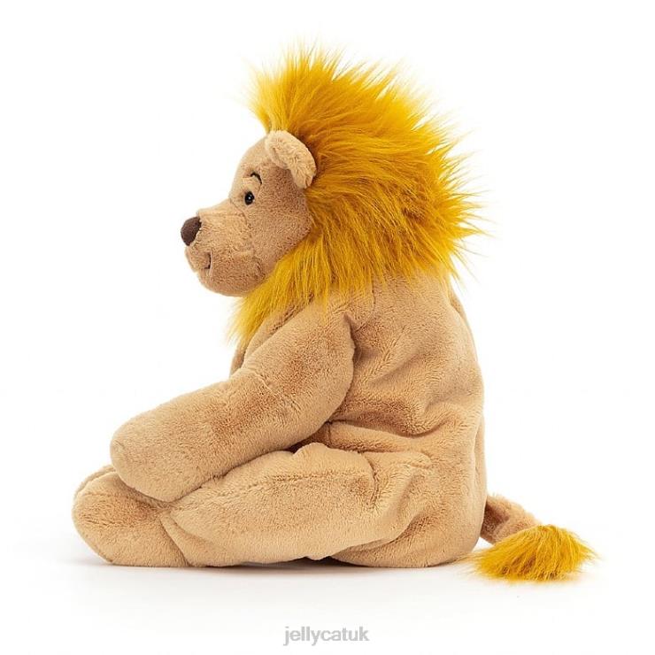Jellycat Toy V248Z442 Rumpletum Lion Yellow
