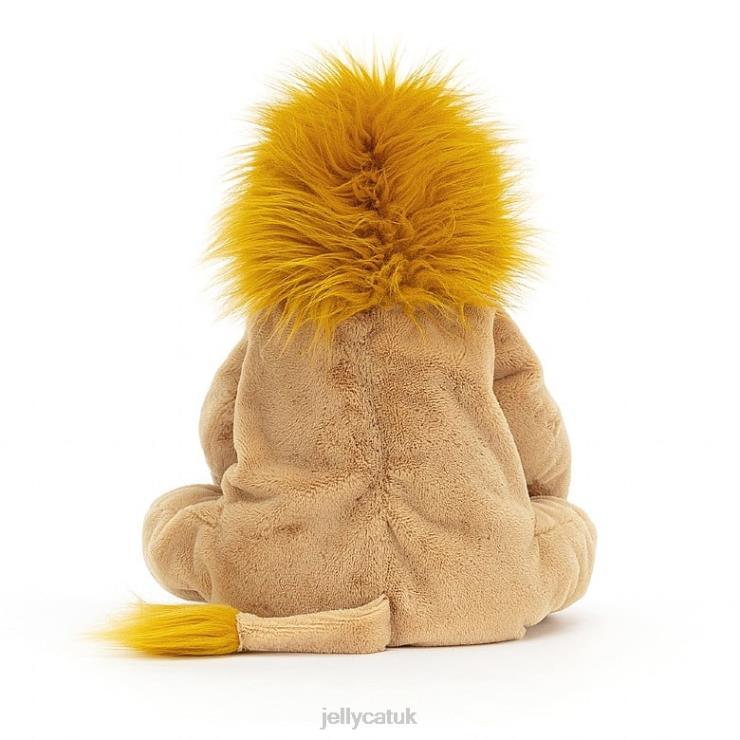 Jellycat Toy V248Z442 Rumpletum Lion Yellow