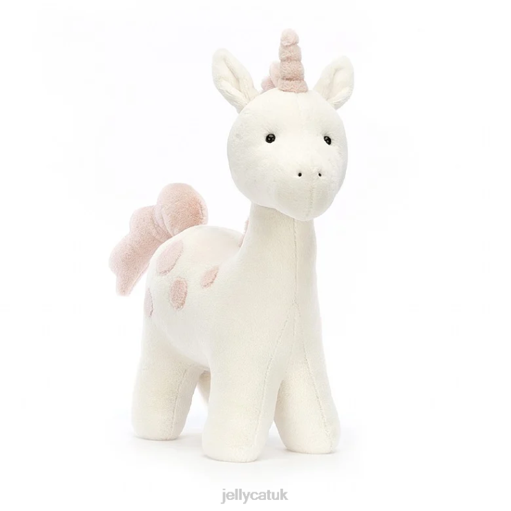 Jellycat Toy V248Z462 Big Spottie Unicorn White