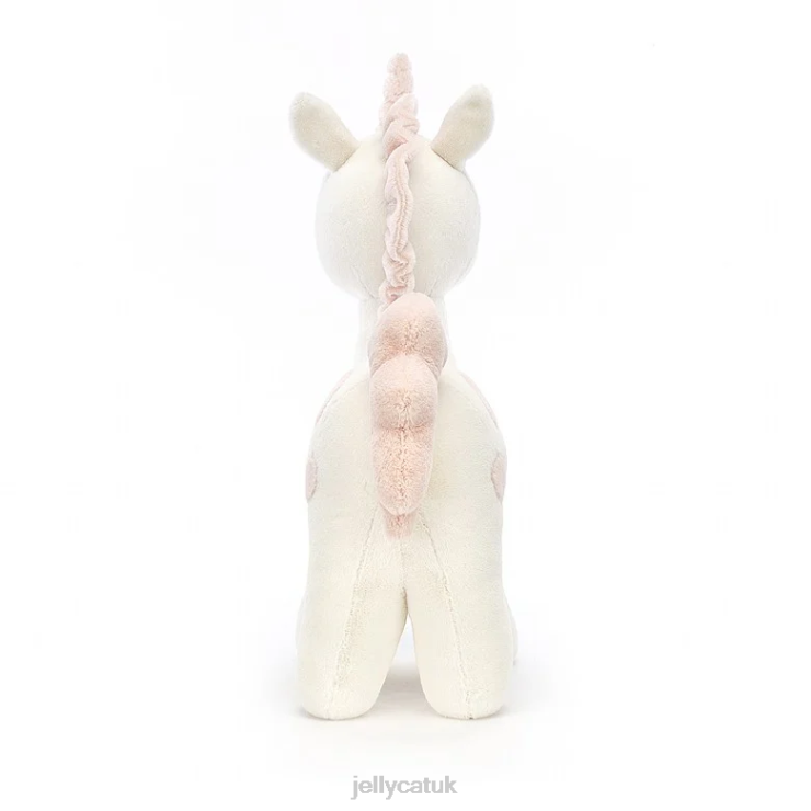Jellycat Toy V248Z462 Big Spottie Unicorn White