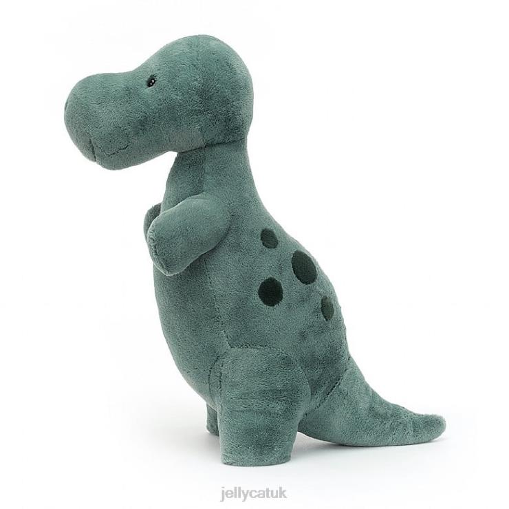 Jellycat Toy V248Z479 Big Spottie T-Rex Green