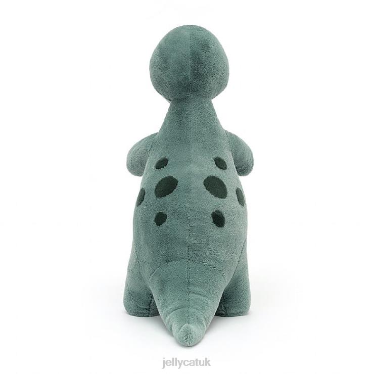 Jellycat Toy V248Z479 Big Spottie T-Rex Green