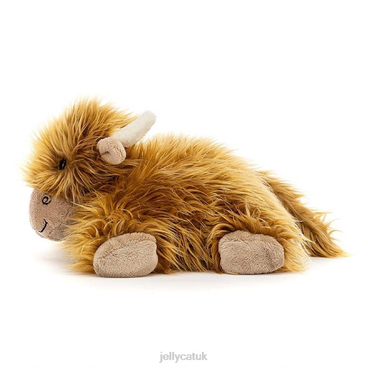 Jellycat Toy V248Z549 Truffles Highland Cow Brown