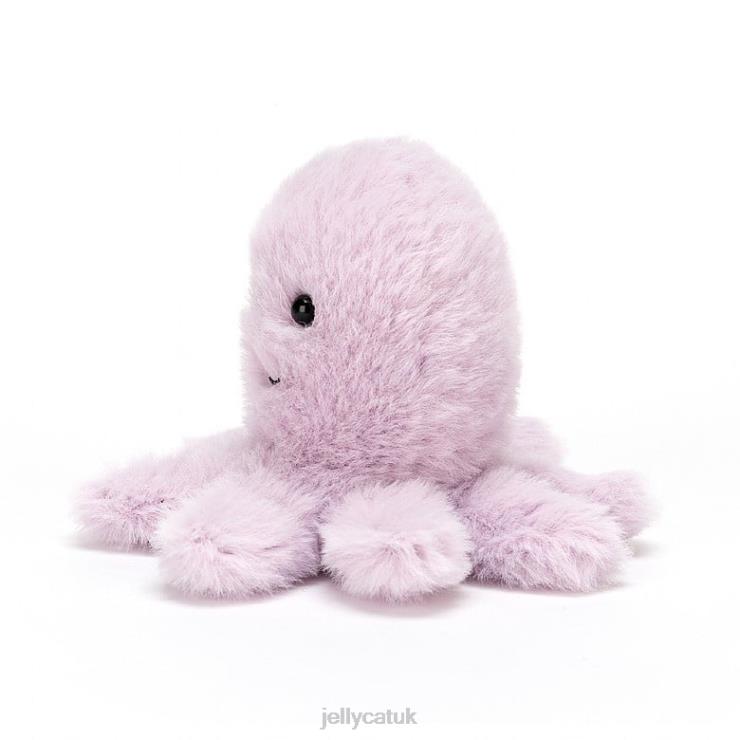 Jellycat Toy V248Z623 Fluffy Octopus Purple