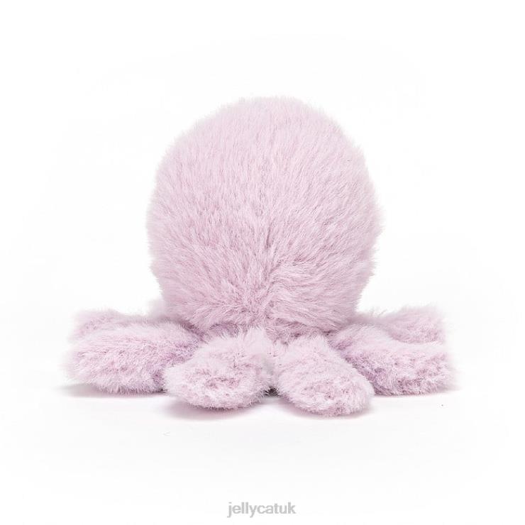Jellycat Toy V248Z623 Fluffy Octopus Purple