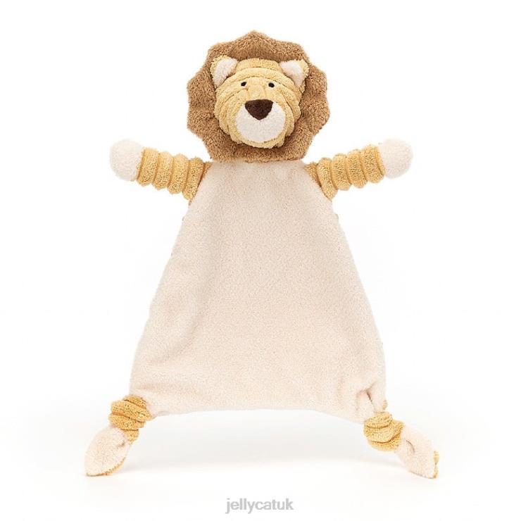 Jellycat Toy V248Z149 Cordy Roy Baby Lion Soother Yellow