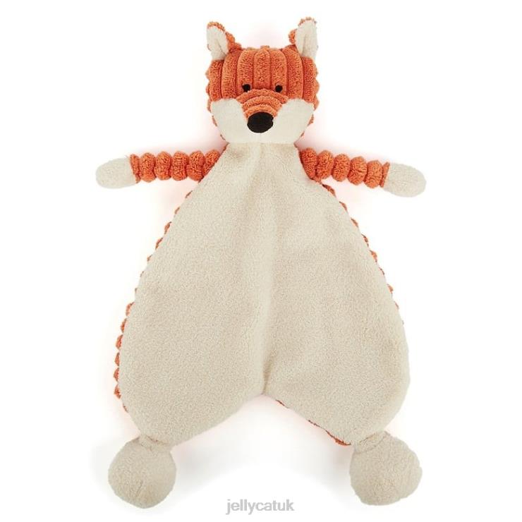 Jellycat Toy V248Z215 Cordy Roy Baby Fox Soother Orange