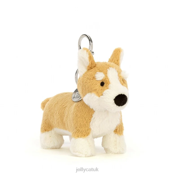 Jellycat Accessory V248Z84 Betty Corgi Bag Charm Honey