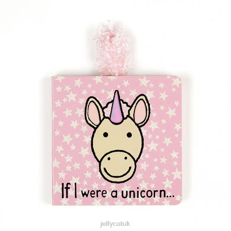 Jellycat Book V248Z759 If I Were A Unicorn Book Multi-colour