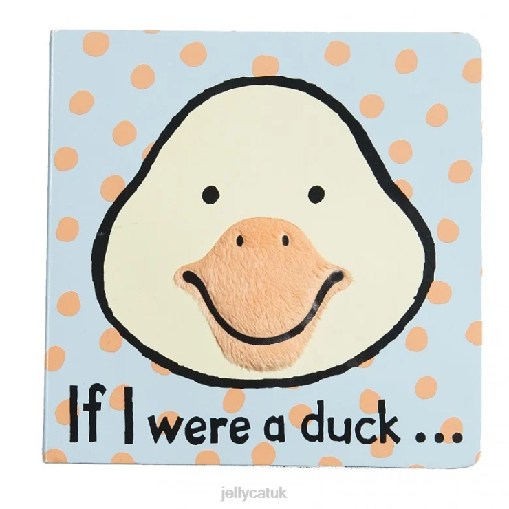 Jellycat Book V248Z778 If I Were A Duck Book Multi-colour