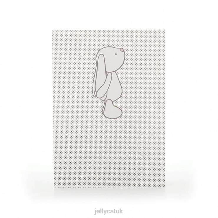 Jellycat Book V248Z738 Bashful Bunny Spots A6 Note Book Beige