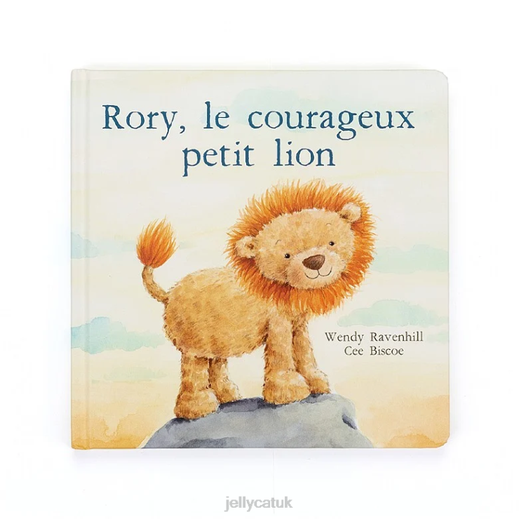 Jellycat Book V248Z708 Rory Le Courageux Petit Lion Livre (The Very Brave Lion) Multi-colour