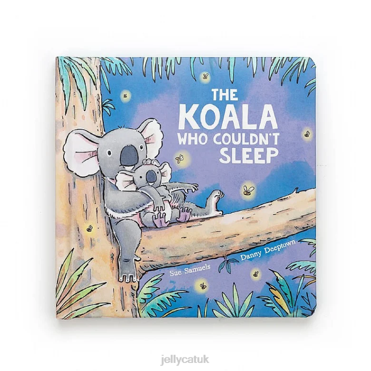 Jellycat Book V248Z784 The Koala Who Couldnt Sleep Book Multi-colour