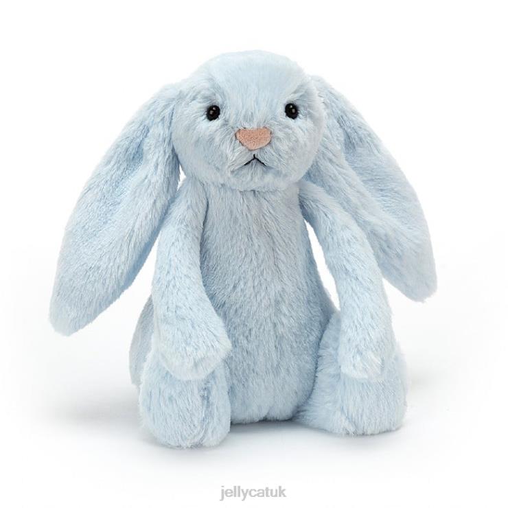Jellycat Toy V248Z744 Bashful Bunny Rattle Blue