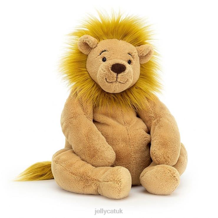 Jellycat Toy V248Z442 Rumpletum Lion Yellow
