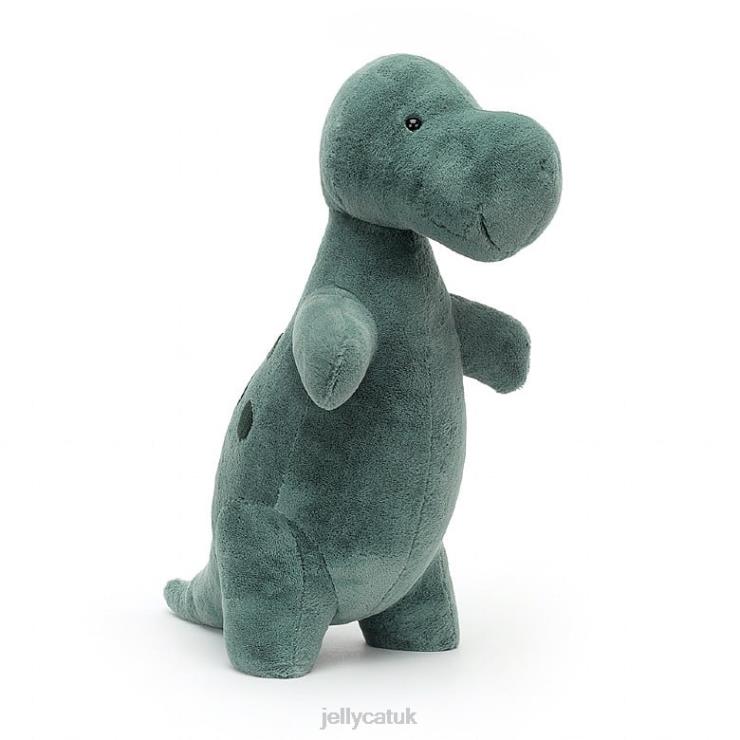 Jellycat Toy V248Z479 Big Spottie T-Rex Green