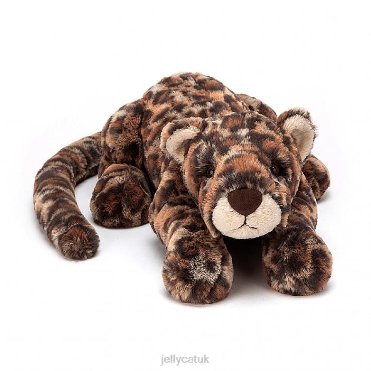 Jellycat Toy V248Z501 Livi Leopard Brown