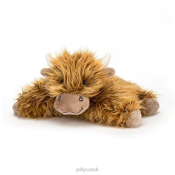 Jellycat Toy V248Z549 Truffles Highland Cow Brown