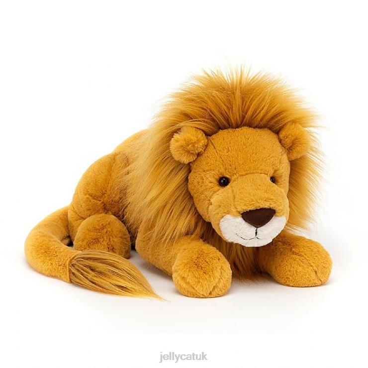 Jellycat Toy V248Z568 Louie Lion Orange