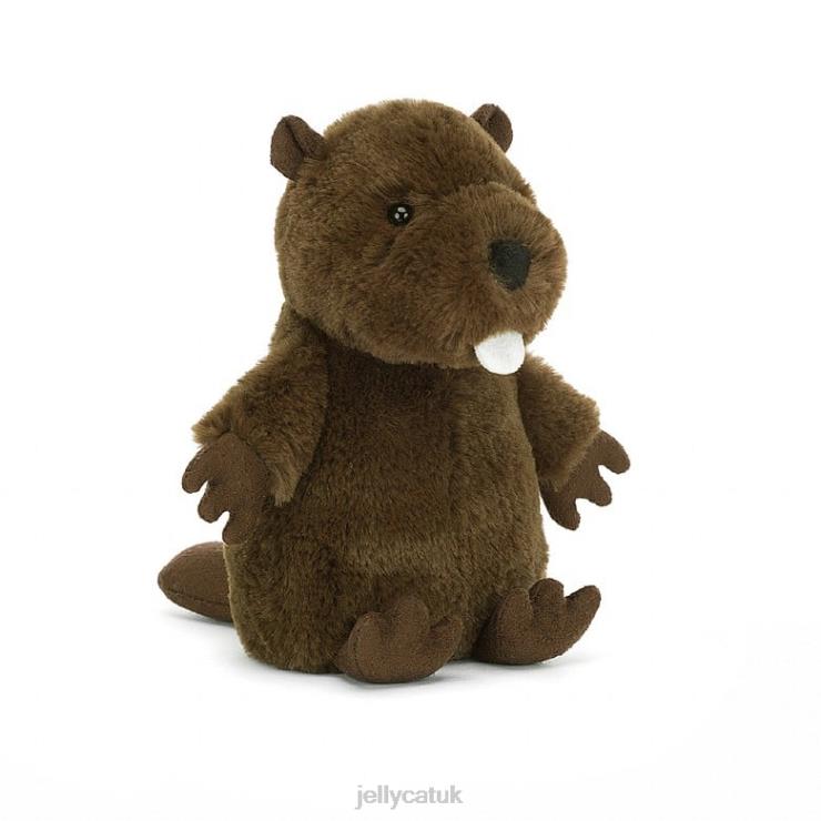 Jellycat Toy V248Z166 Nippit Beaver Chocolate