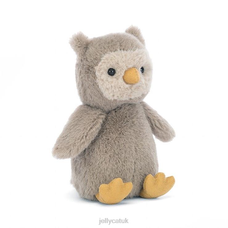 Jellycat Toy V248Z234 Nippit Owl Grey