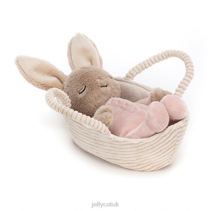 Jellycat Toy V248Z562 Rock-a-Bye Bunny Beige