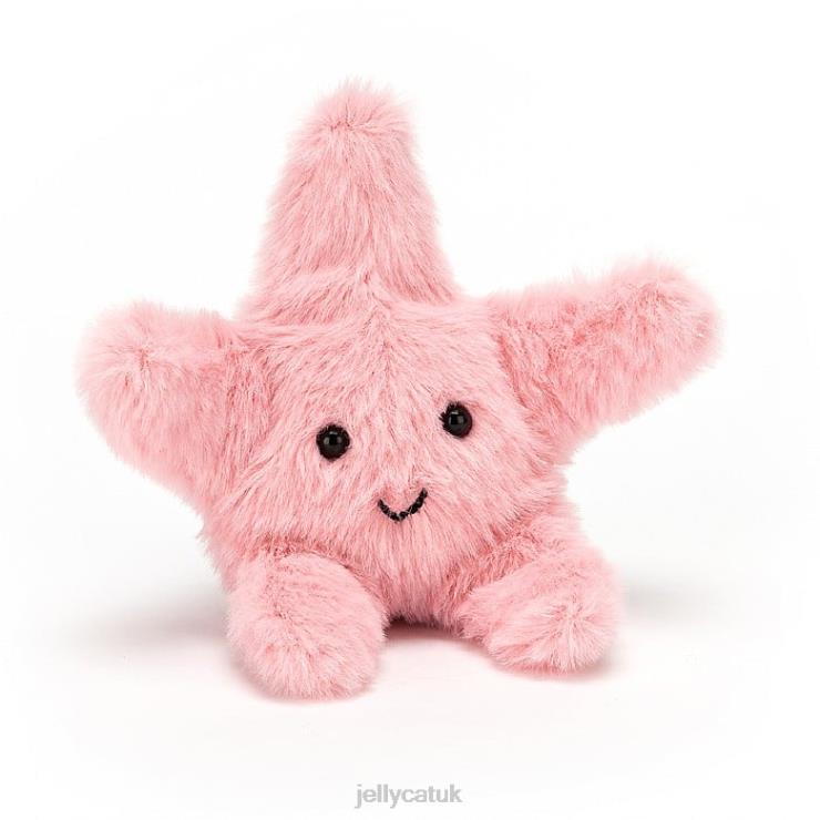 Jellycat Toy V248Z624 Fluffy Starfish Pink